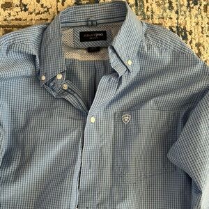 Ariat Men's Blue Checkered Shirt